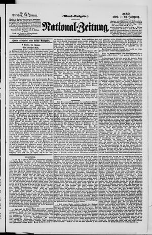 Nationalzeitung on Jan 24, 1899