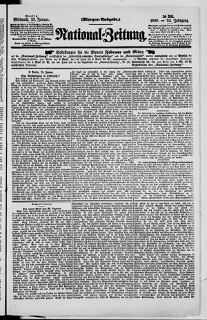 Nationalzeitung vom 25.01.1899