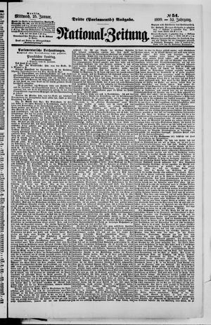 Nationalzeitung vom 25.01.1899