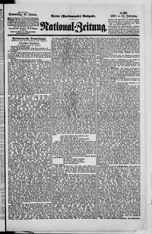 Nationalzeitung vom 26.01.1899