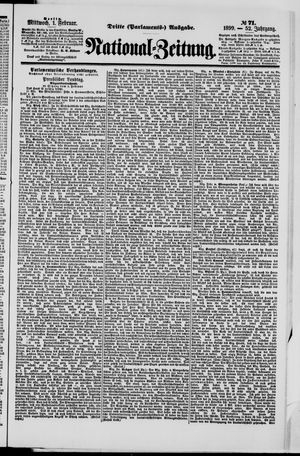 Nationalzeitung on Feb 1, 1899