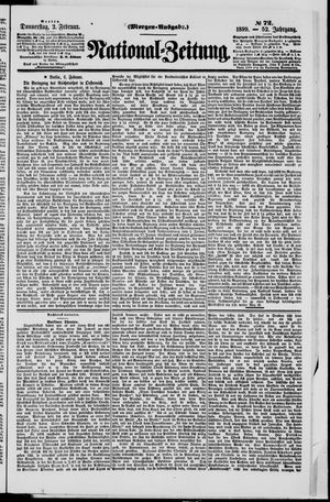 Nationalzeitung vom 02.02.1899