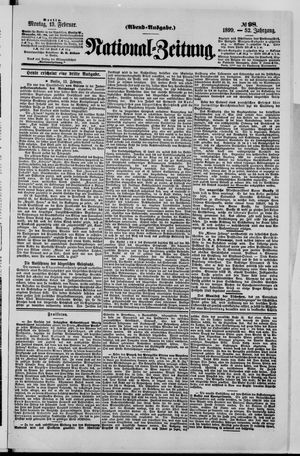 Nationalzeitung vom 13.02.1899