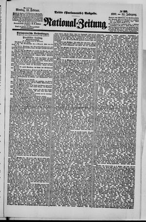 Nationalzeitung vom 13.02.1899