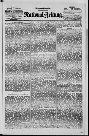 Nationalzeitung vom 17.02.1899