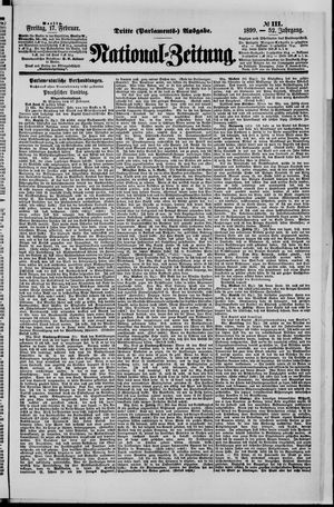 Nationalzeitung vom 17.02.1899