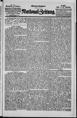 Nationalzeitung vom 18.02.1899