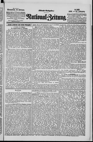 Nationalzeitung vom 18.02.1899