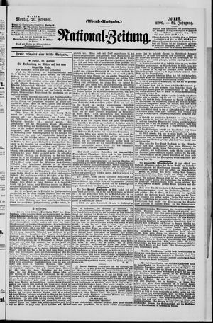 Nationalzeitung vom 20.02.1899
