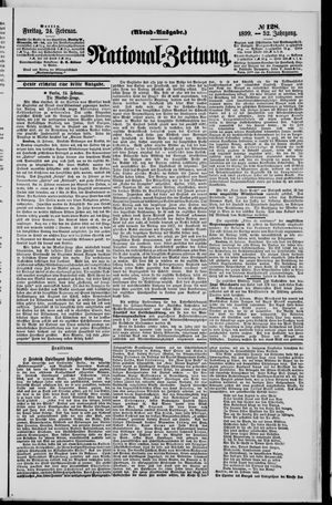 Nationalzeitung vom 24.02.1899