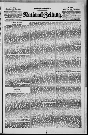 Nationalzeitung vom 26.02.1899