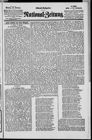 Nationalzeitung on Feb 27, 1899