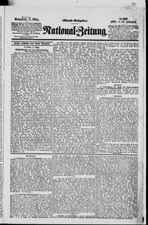 Nationalzeitung vom 11.03.1899
