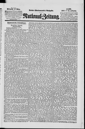 Nationalzeitung vom 15.03.1899
