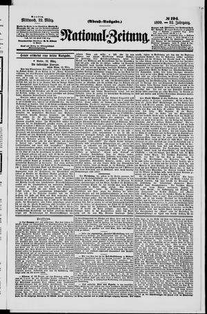 Nationalzeitung on Mar 22, 1899