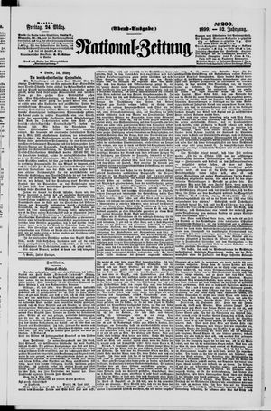 Nationalzeitung vom 24.03.1899