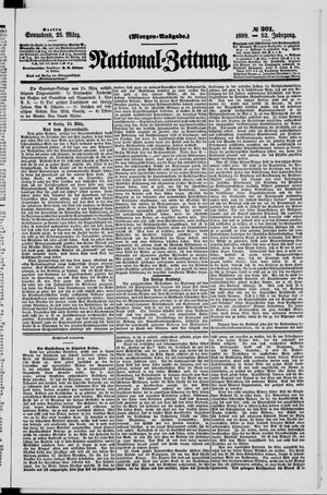 Nationalzeitung vom 25.03.1899