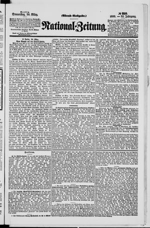 Nationalzeitung vom 30.03.1899