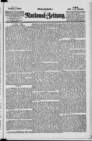 Nationalzeitung vom 04.04.1899