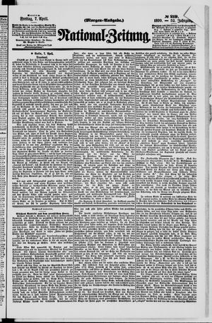 Nationalzeitung vom 07.04.1899