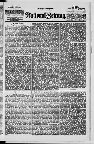 Nationalzeitung vom 09.04.1899