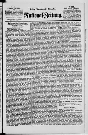 Nationalzeitung vom 11.04.1899