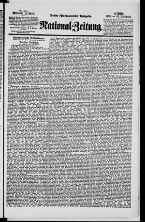 Nationalzeitung vom 12.04.1899