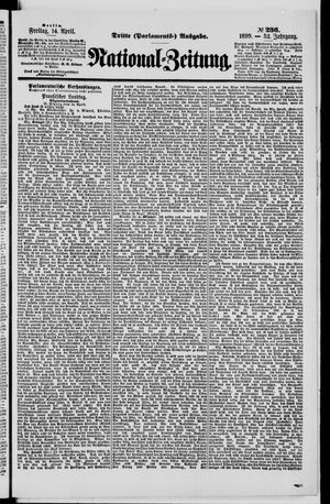 Nationalzeitung vom 14.04.1899