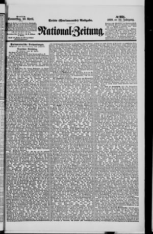 Nationalzeitung on Apr 20, 1899