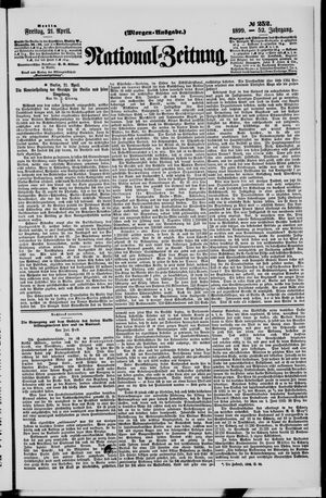 Nationalzeitung vom 21.04.1899