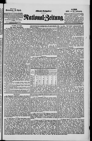 Nationalzeitung vom 22.04.1899