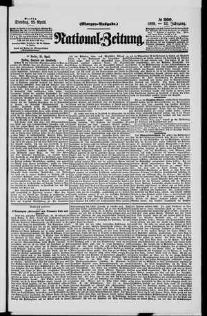Nationalzeitung on Apr 25, 1899