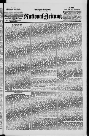 Nationalzeitung vom 26.04.1899