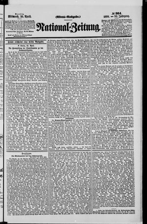 Nationalzeitung vom 26.04.1899