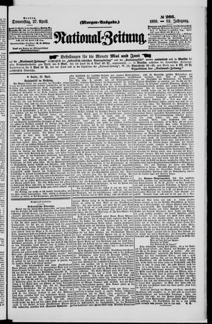 Nationalzeitung vom 27.04.1899