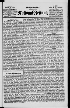 Nationalzeitung vom 28.04.1899