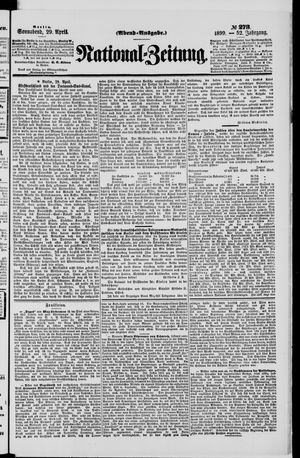 Nationalzeitung on Apr 29, 1899