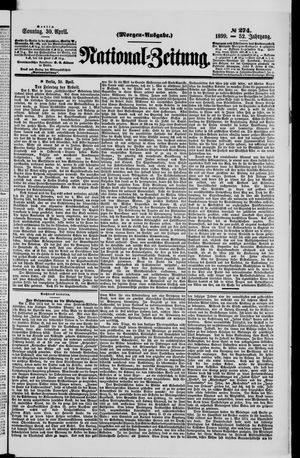 Nationalzeitung vom 30.04.1899