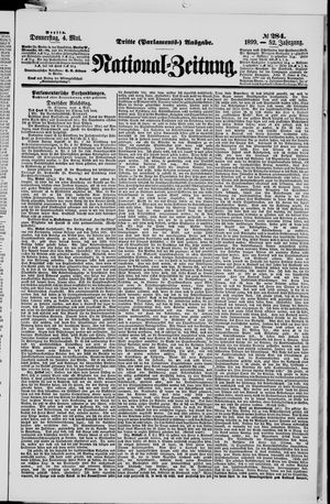 Nationalzeitung vom 04.05.1899