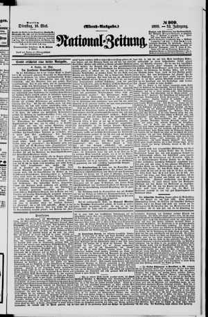 Nationalzeitung vom 16.05.1899