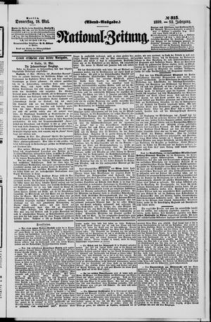 Nationalzeitung vom 18.05.1899