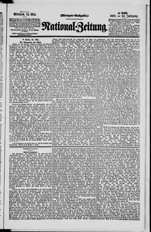 Nationalzeitung vom 24.05.1899