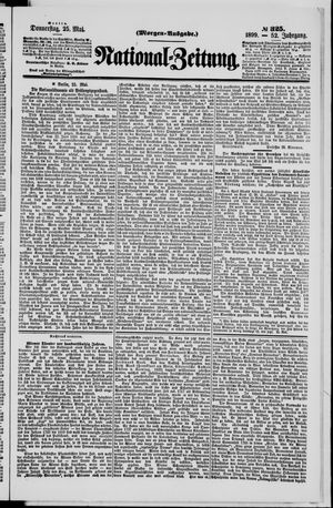 Nationalzeitung vom 25.05.1899