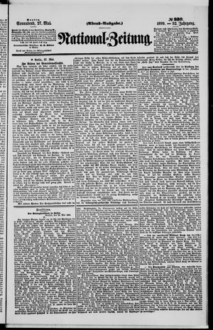 Nationalzeitung vom 27.05.1899