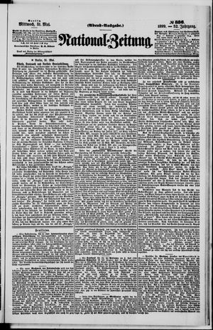 Nationalzeitung vom 31.05.1899