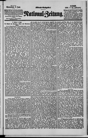 Nationalzeitung vom 03.06.1899