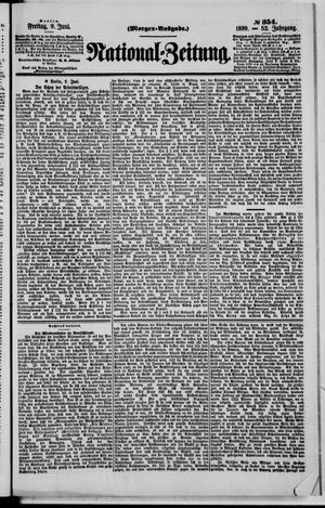 Nationalzeitung vom 09.06.1899