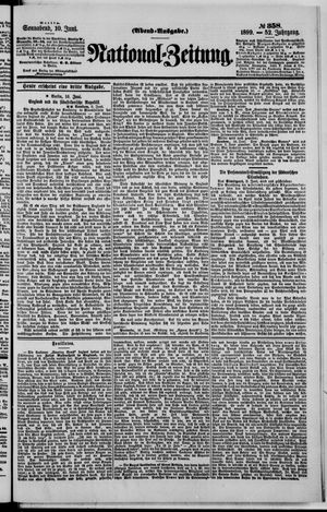 Nationalzeitung vom 10.06.1899