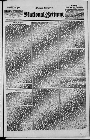 Nationalzeitung vom 13.06.1899