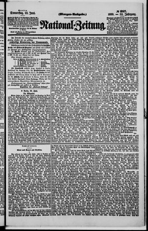 Nationalzeitung vom 22.06.1899